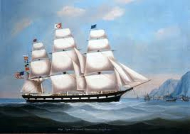 The "Empress of China" becomes the first American ship to trade with China