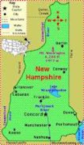 -New Hampshire becomes the ninth state to ratify the US Constitution, allowing it to go into effect