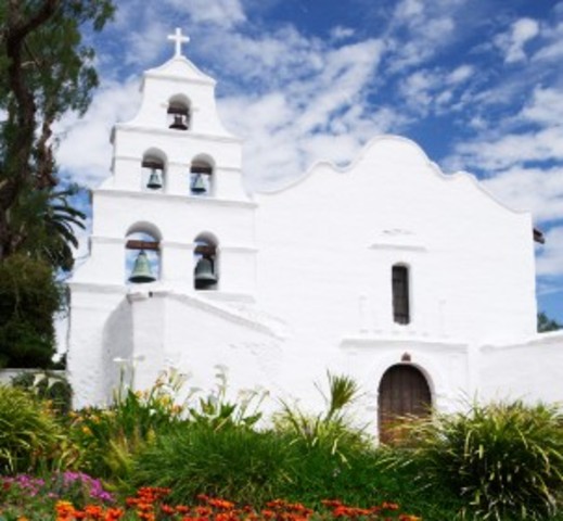 Father Junipero Serra builds first mission at San Diego