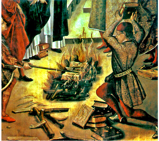 The burning of the Books