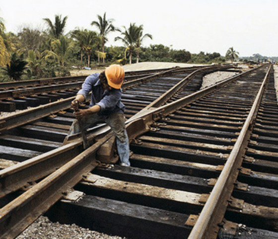 Construccion de vias ferreas