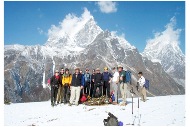 Destened back to base camp at 20,000 feet.