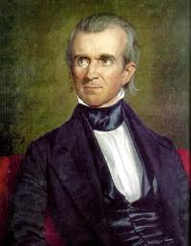 Manifest Destiny plays important role in election of James K Polk as President