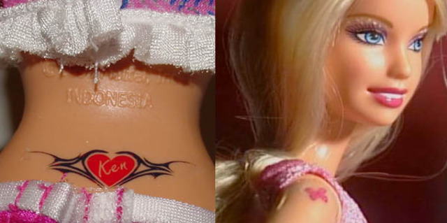 Barbie tatoo