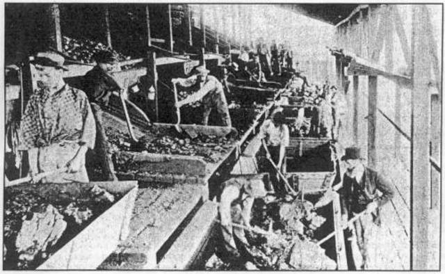 Coal mining began