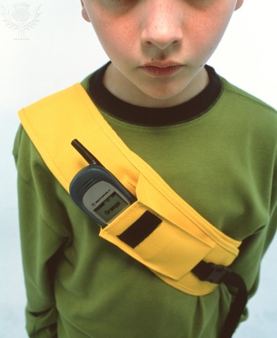 Dad got first mobile phone