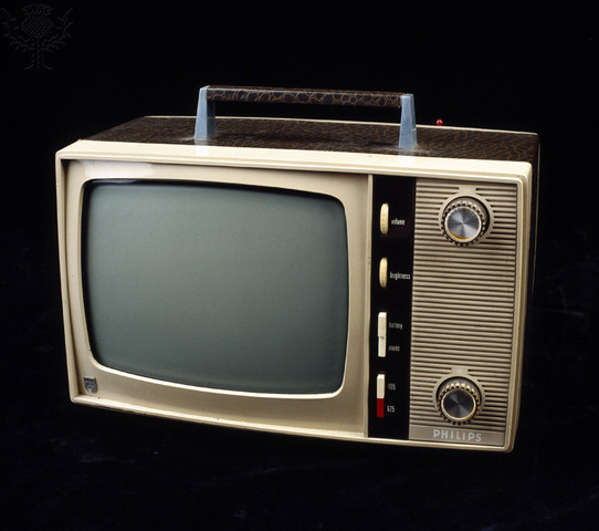 dadgot first cloured t.v