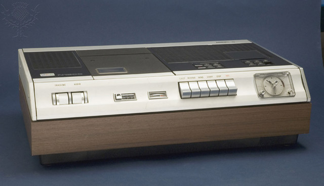 dad got first vcr video recorder