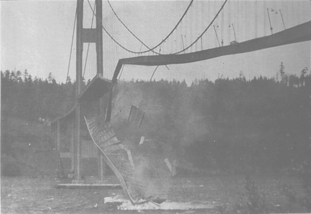 Collapse of the Tacoma Narrow Bridge