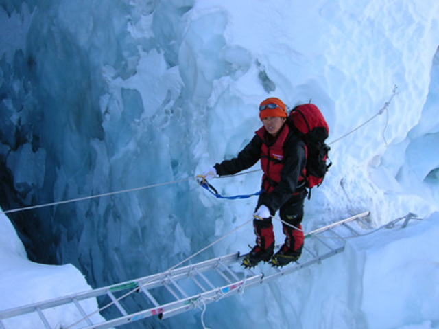 Descent to the Lower Ice Fall