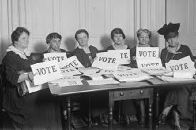 Women Given the Right to Vote