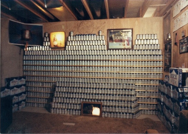 Steve's Busch Beer Can Collection Began