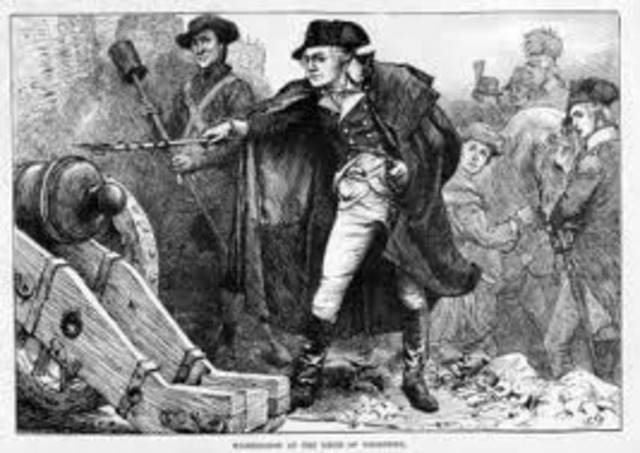 British troops surrender at Yorktown