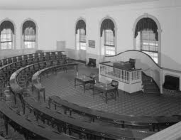 Congress creates the first five executive departments