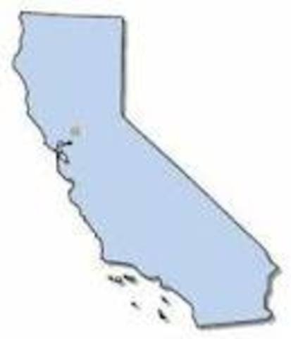 California is admitted to the Union as a free state