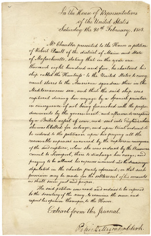 Congress passes the Nonintercourse Act to replace the Embargo Act