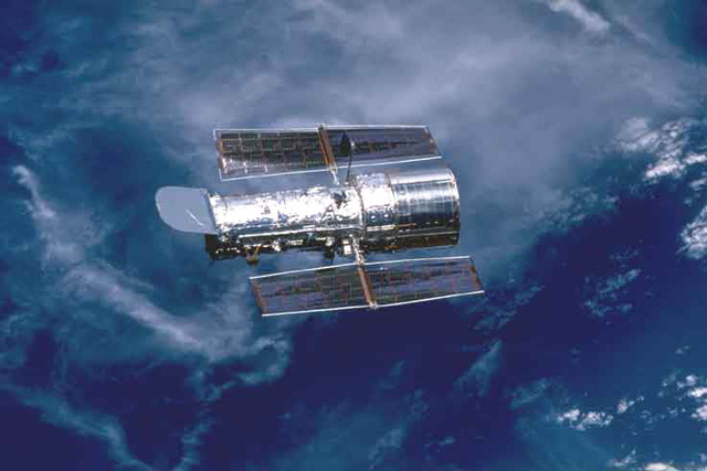 Launch of the Hubble Space Telescope