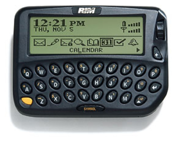 The first BlackBerry cell phone is released (The Blackberry 850)