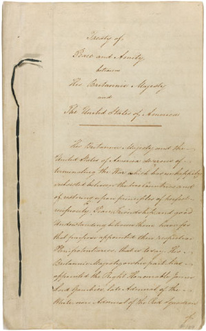 Treaty of Ghent signed
