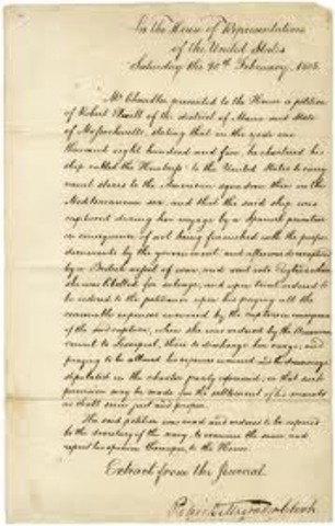 Congress passes the Nonintercourse Act to replace the Embargo Act