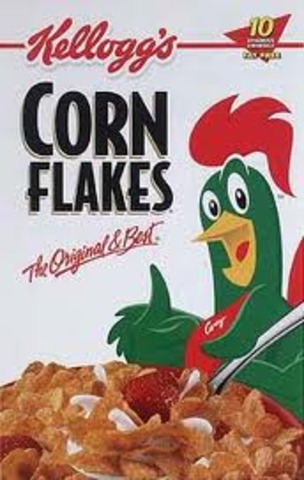Corn Flakes Invented.