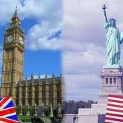 Timeline: Inglés británico VS inglés Americano