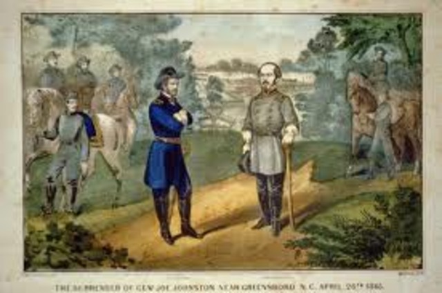 Joseph Johnston's Army surrenders