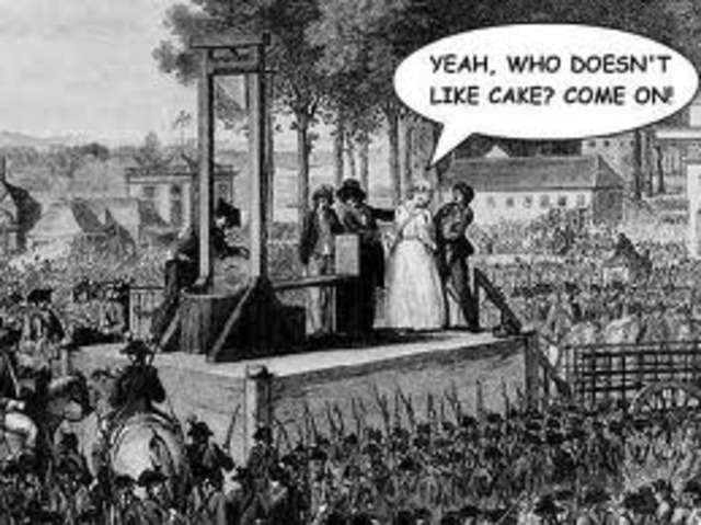 French King Louis XVI and Queen Marie Antoinette are beheaded