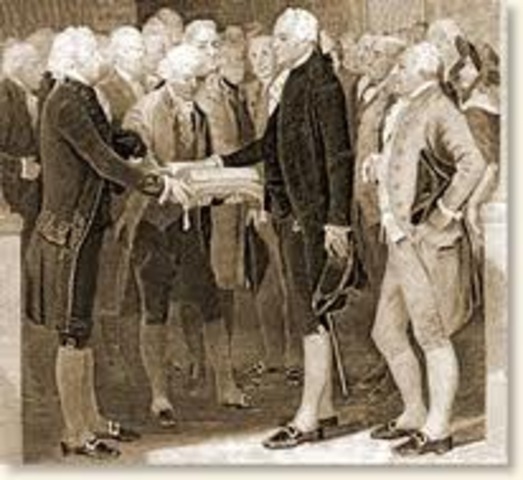 george washington inaugerated