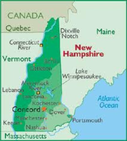 New Hampshire becomes the ninth state to ratify the US Constitution, allowing it to go into effect