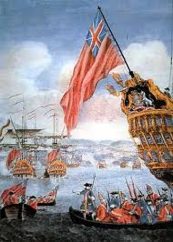 British forces occupy the mouth of the Yangtze River and Shanghi