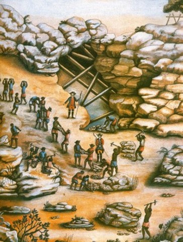 Descoberta de ouro em Minas Gerais