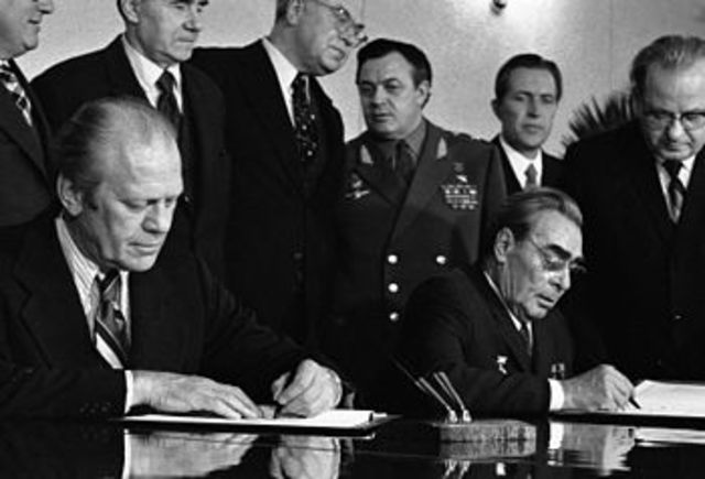 SALT I nuclear treaty signed