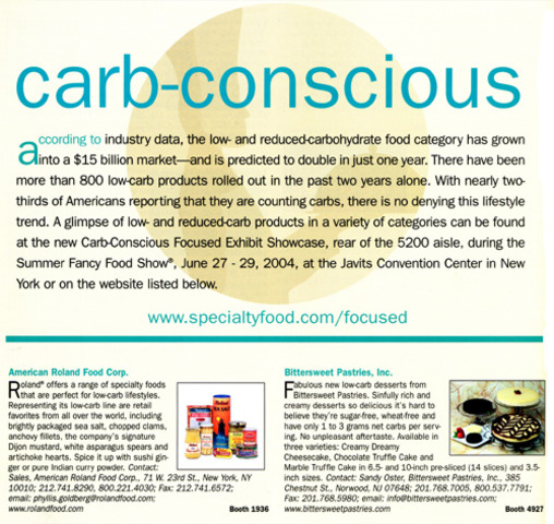 Focused Exhibits at Fancy Food Show