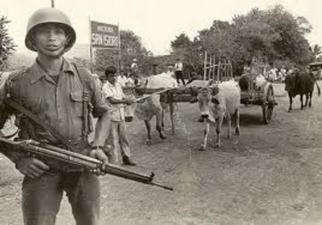 Representatives of government and the Guerrillas signed an agreement