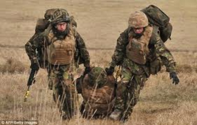 Obrien gets shot for the first time