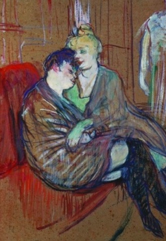 "The Two Girlfriends", Henri de Toulousse-Lautrec