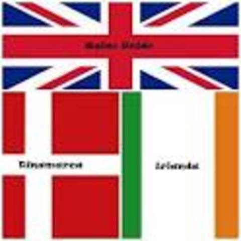 Incorporación de Reino Unido,Irlanda y Dinamarca a la UE