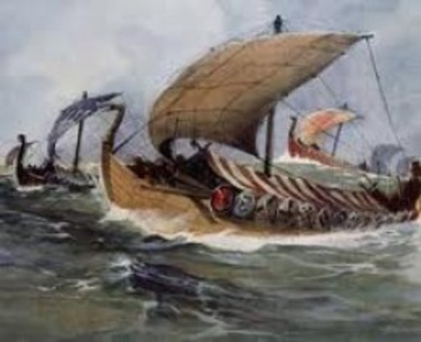 Les voiliers Vikings arrivent a Terre-Neuve