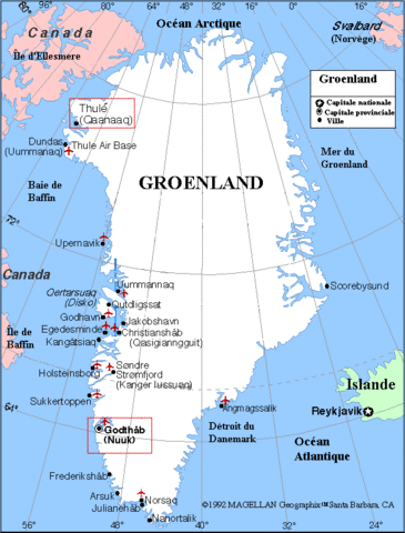 Le chef viking Erik le Rouge découvre le Groenland