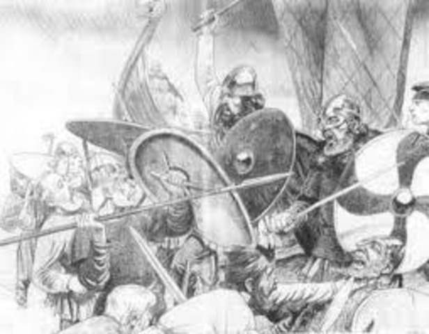 Alfred cède une partie du territoire anglais aux Danois