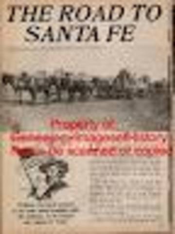 William Becknell leads group of traders from Missouri to New Mexico