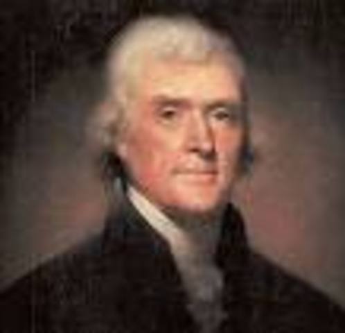 Thomas Jefferson approves the purchase of Louisiana