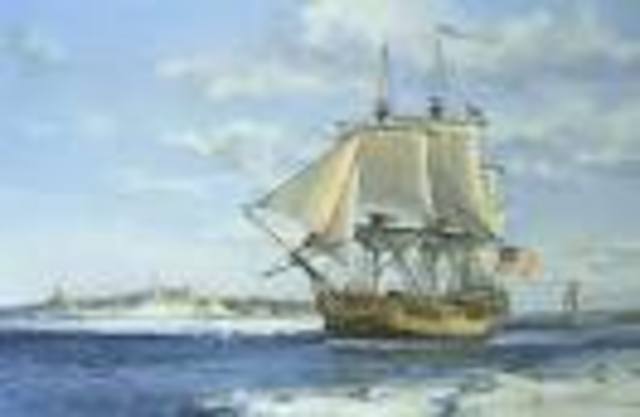 The "Empress of China" becomes the first American ship to trade with China