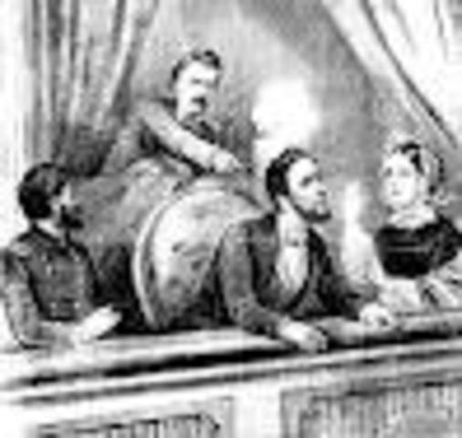 Lincoln is assassinated (MDY)