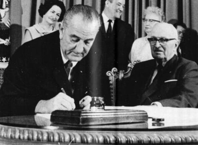 Medicare and Medicaid programs were signed