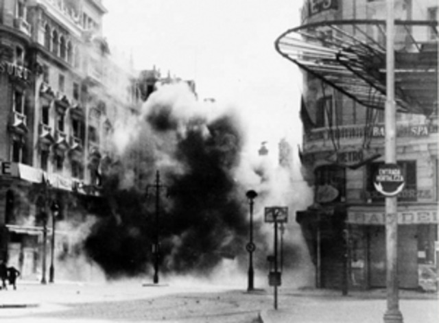 Inici de la guerra civil Espanyola.