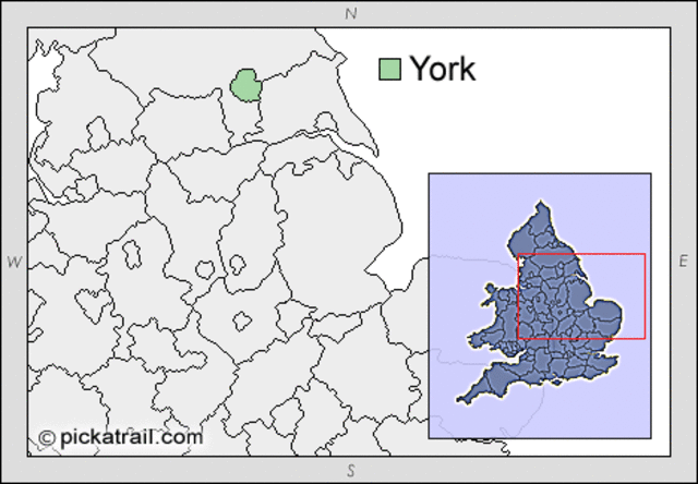 Établissement d'un royaume à York, Angleterre, par des Vikings