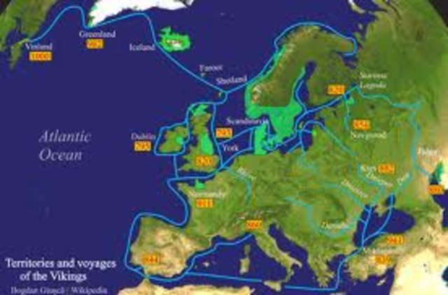 Le chef viking Rollon obtient de terre des Francs