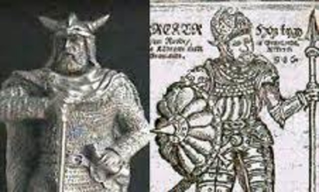 Le chef viking Erik le Rouge decouvre le Groenland.